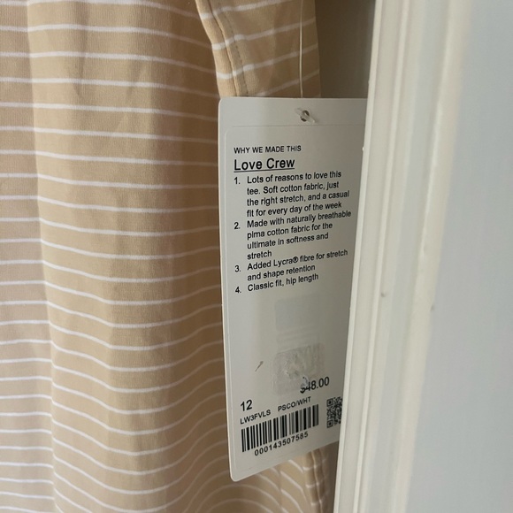 Yellow Lululemon Love Crew Tee - Picture 2 of 5